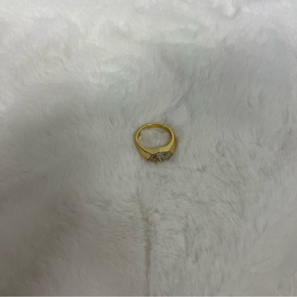 FREE PEOPLE WANDERLUST DREAMCHASER MOON RING GOLD SIZE 6 - Picture 7 of 9